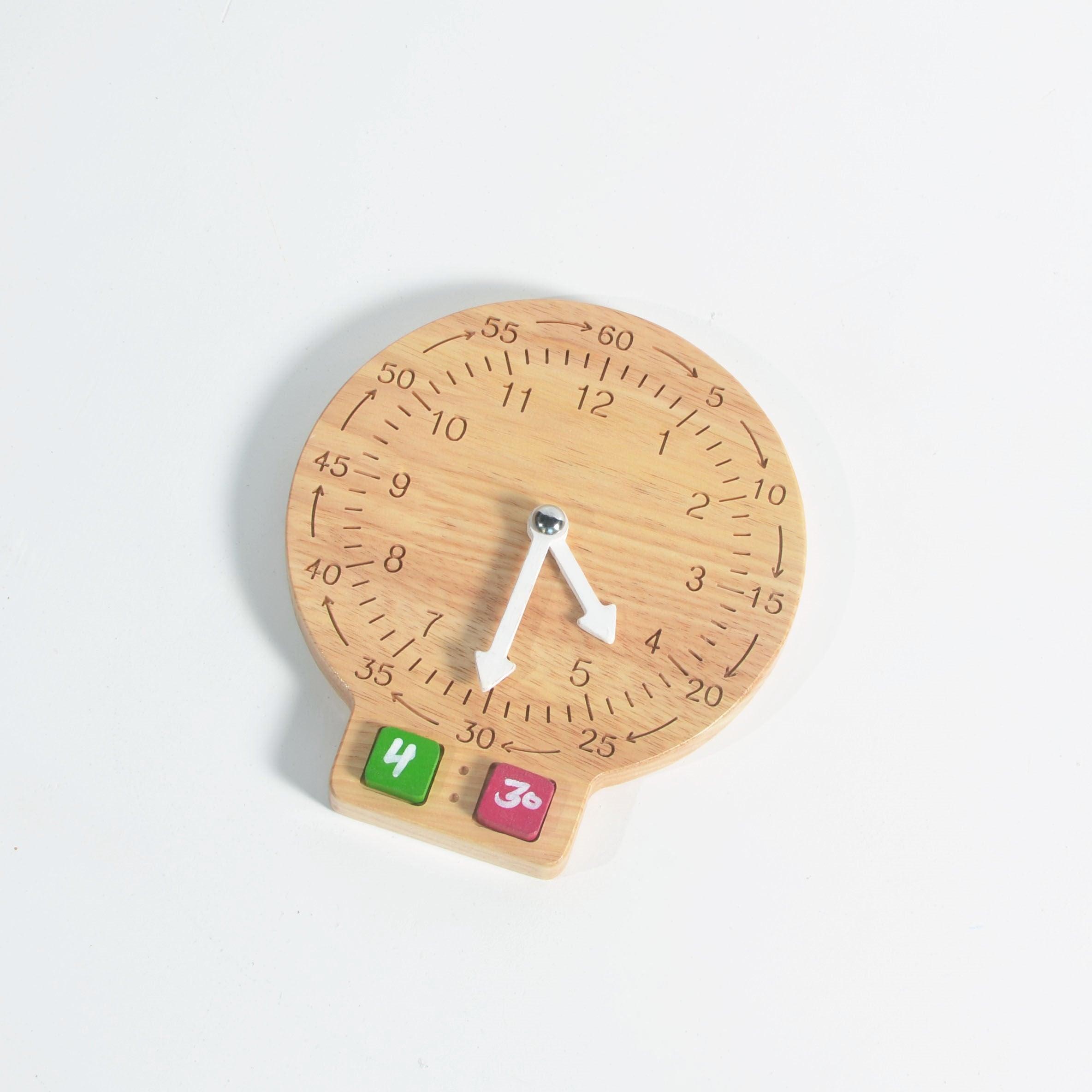 Montessori Play Clock - Hours and Minutes - Totdot