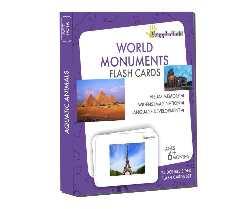 Monuments Of India Flash Cards - Totdot