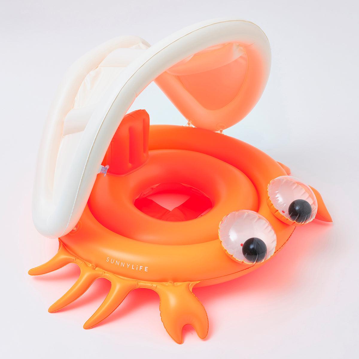 Neon Orange Baby Float Sonny the Sea Creature - Totdot