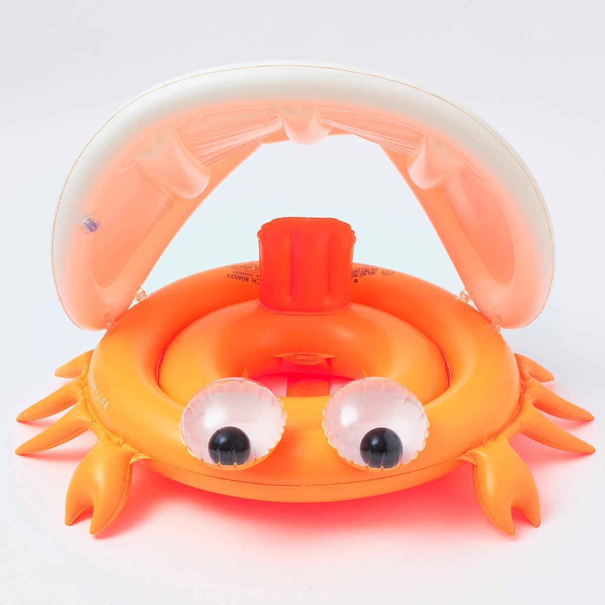 Neon Orange Baby Float Sonny the Sea Creature - Totdot