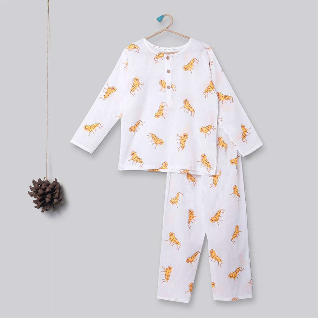 An Ambush of Tigers' Kurta Pyjama Set