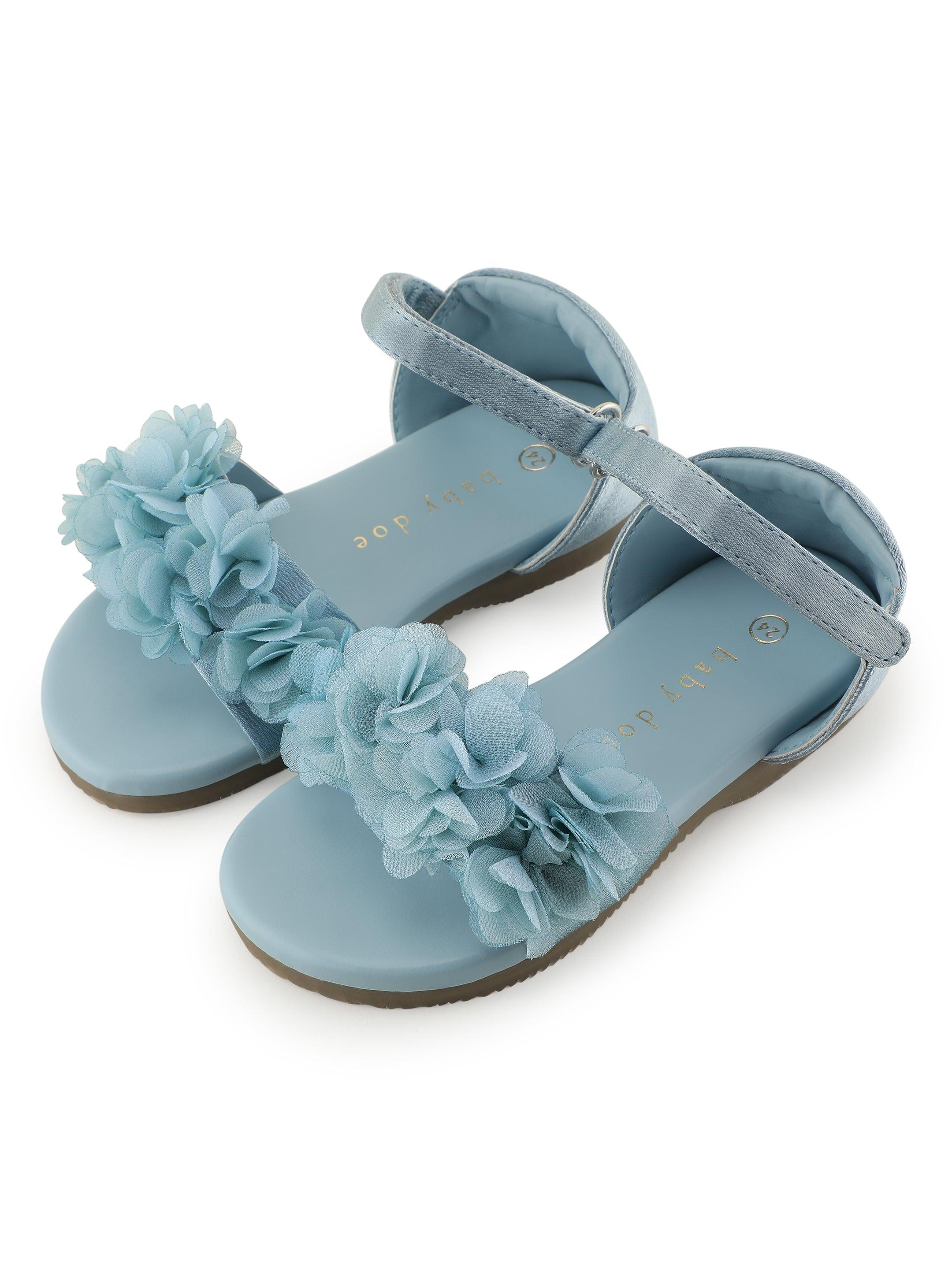 Ocean Blue Blossom Sandal - Totdot