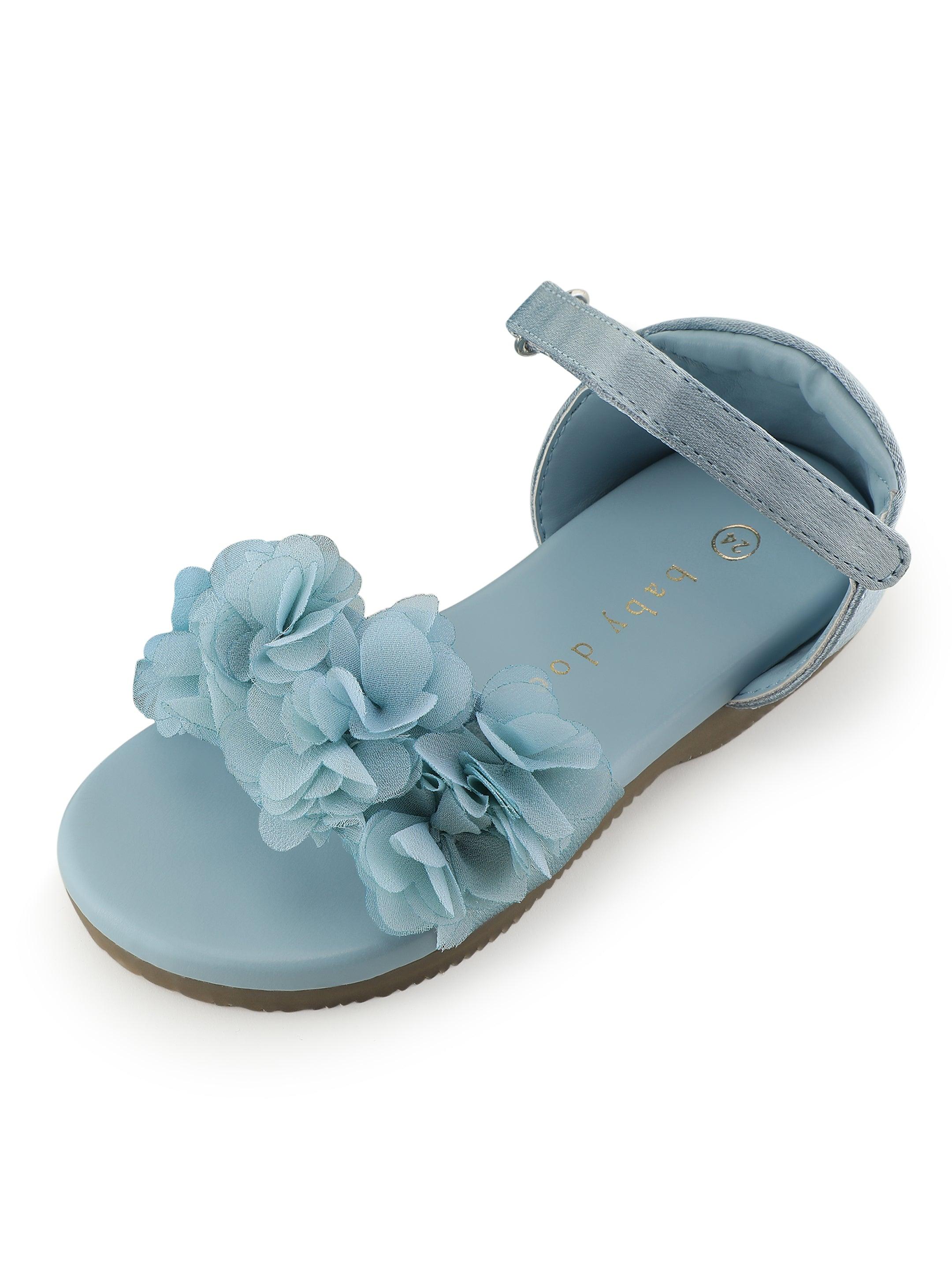 Ocean Blue Blossom Sandal - Totdot