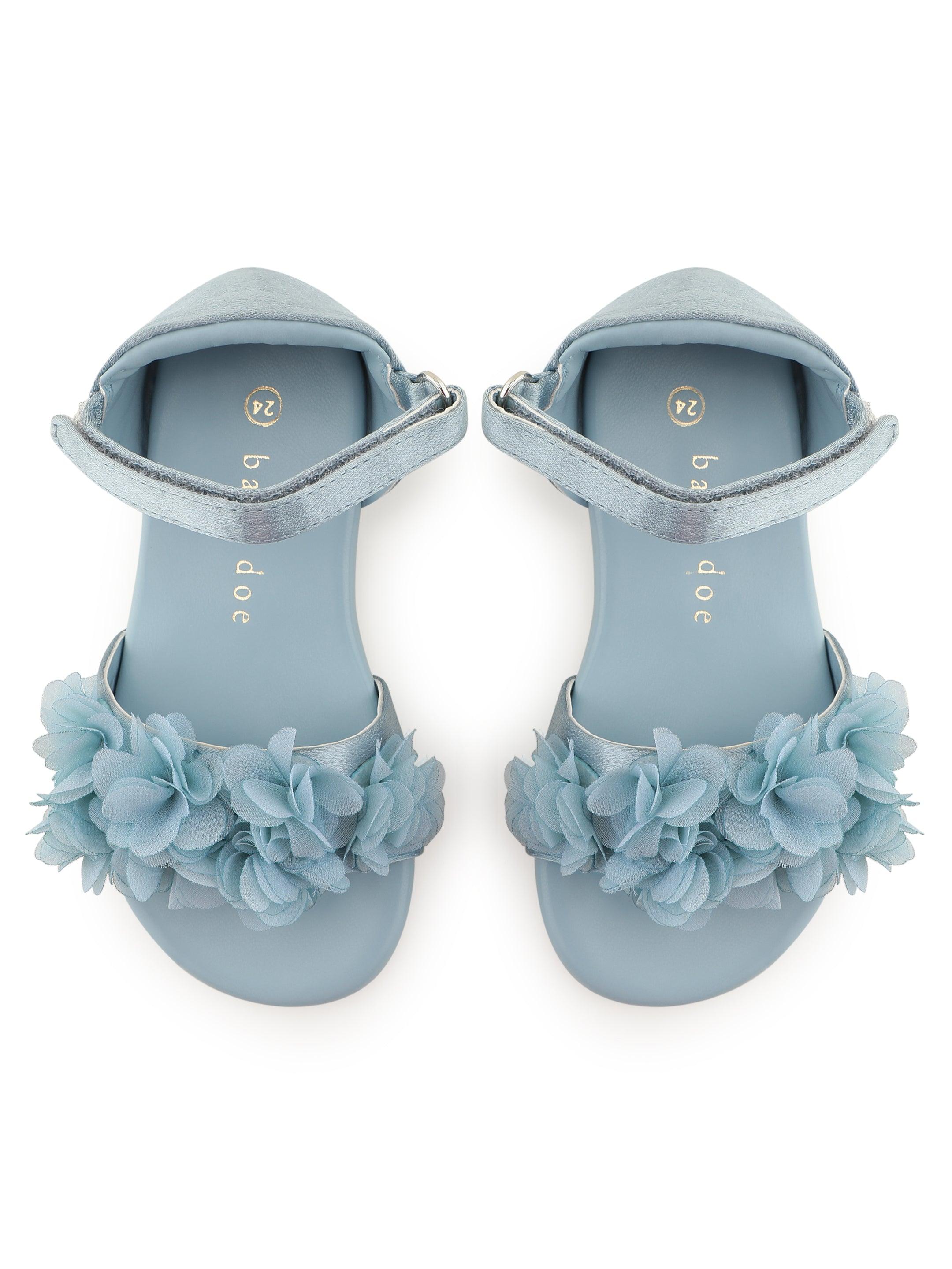 Ocean Blue Blossom Sandal - Totdot