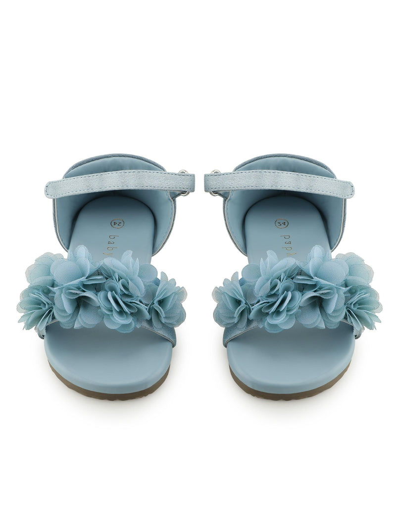 Ocean Blue Blossom Sandal - Totdot