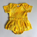 Lemon Onesie Dress for Babies - Tie & Dye