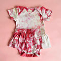 Cherry Dress for Babies - Tie & Dye