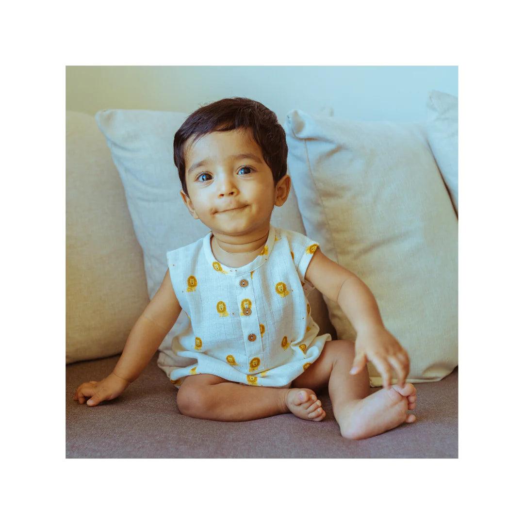 Organic Muslin Romper - Totdot