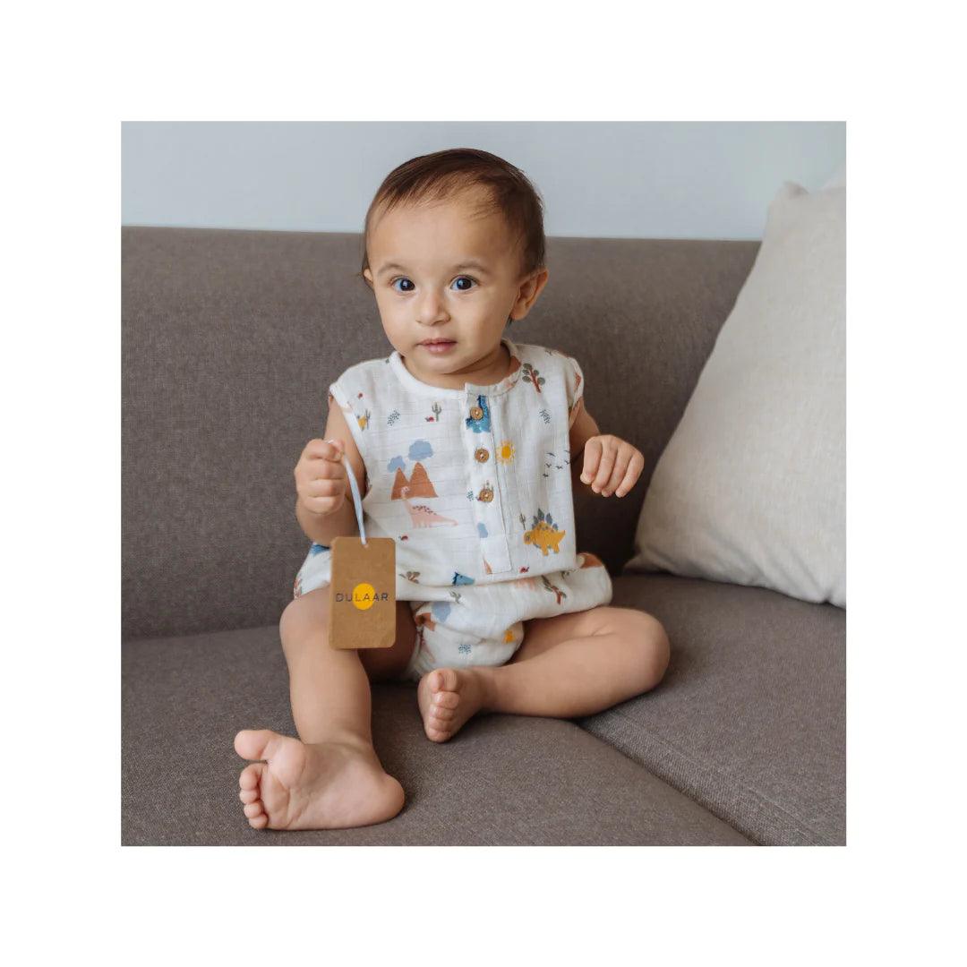 Organic Muslin Romper - Totdot