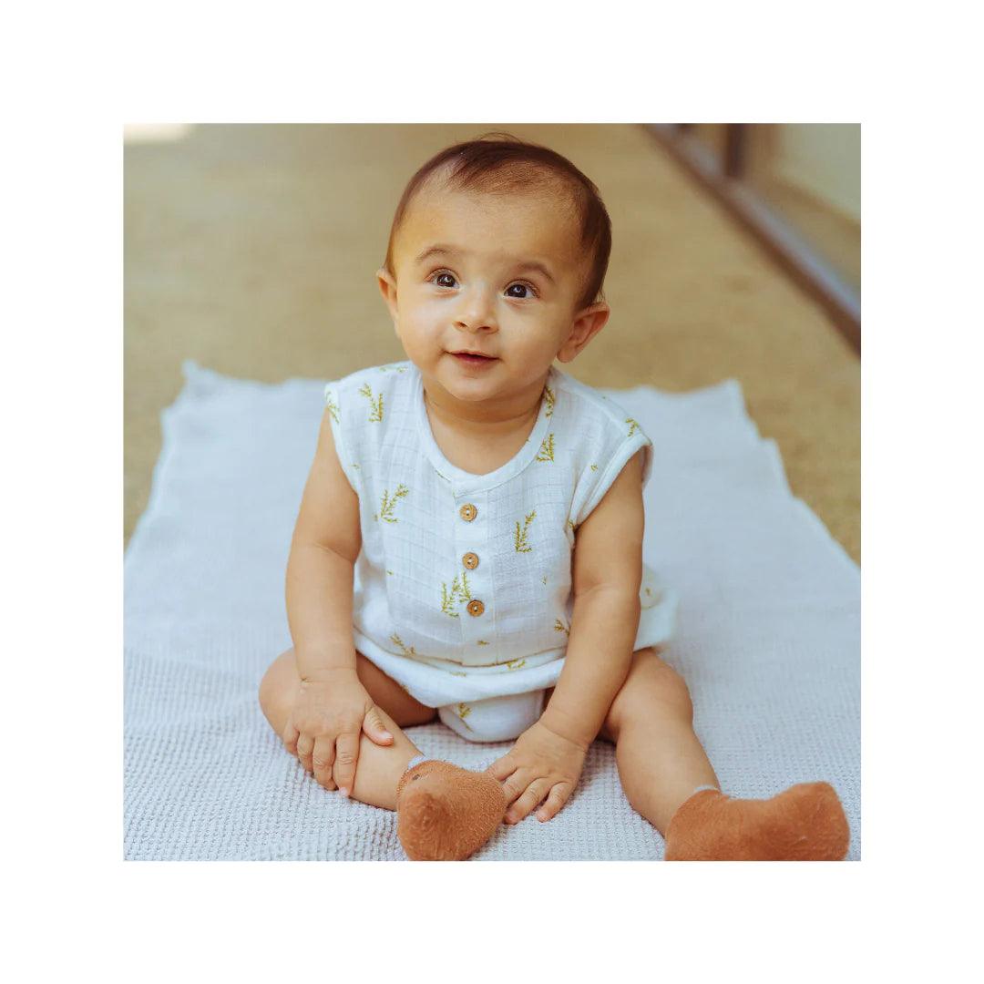 Organic Muslin Romper - Totdot