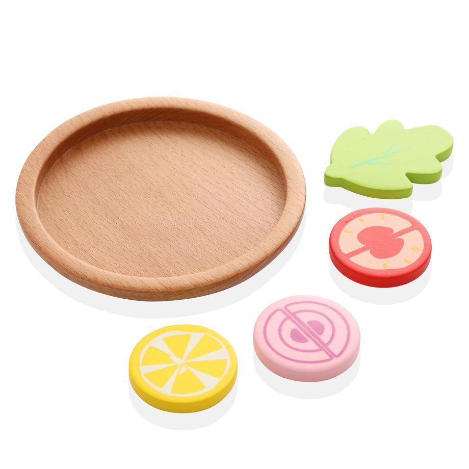 Our Beech Wood Kitchen Play Set - 9-Piece Cooking Set for Kids - Totdot