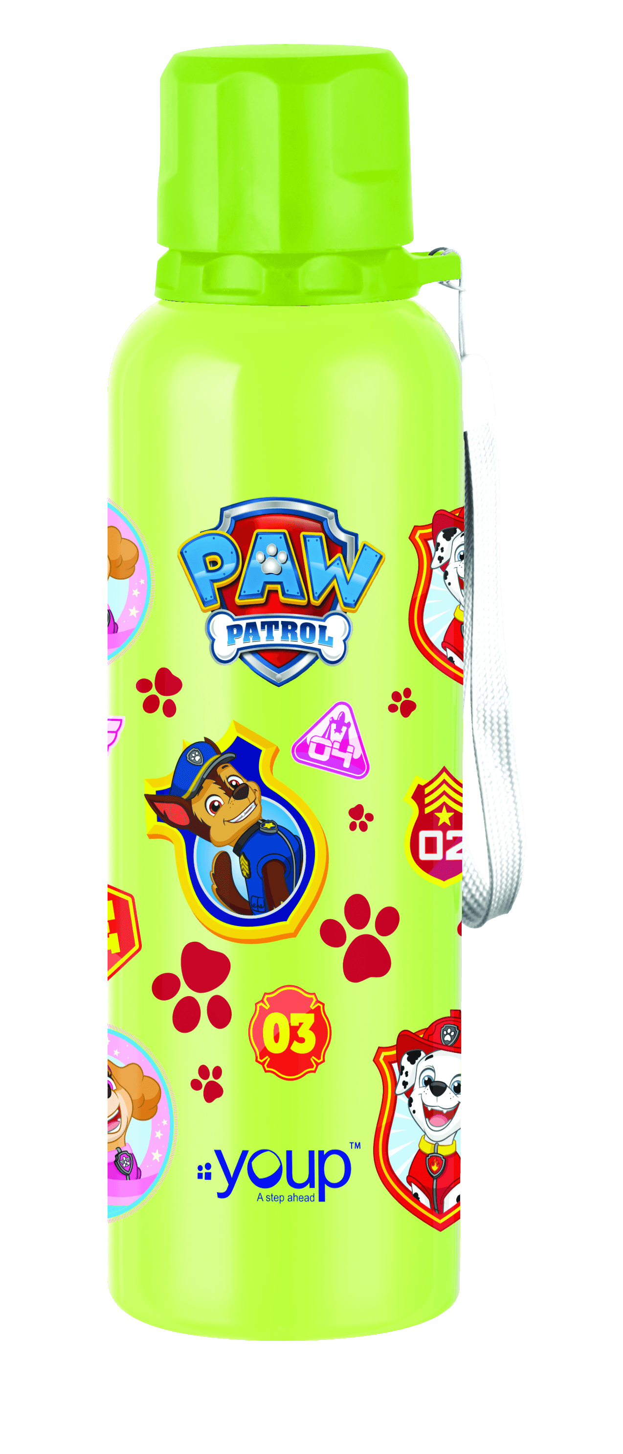 Paw Patrol kids water bottle CORAL - 750 ml Stainless steel - Totdot