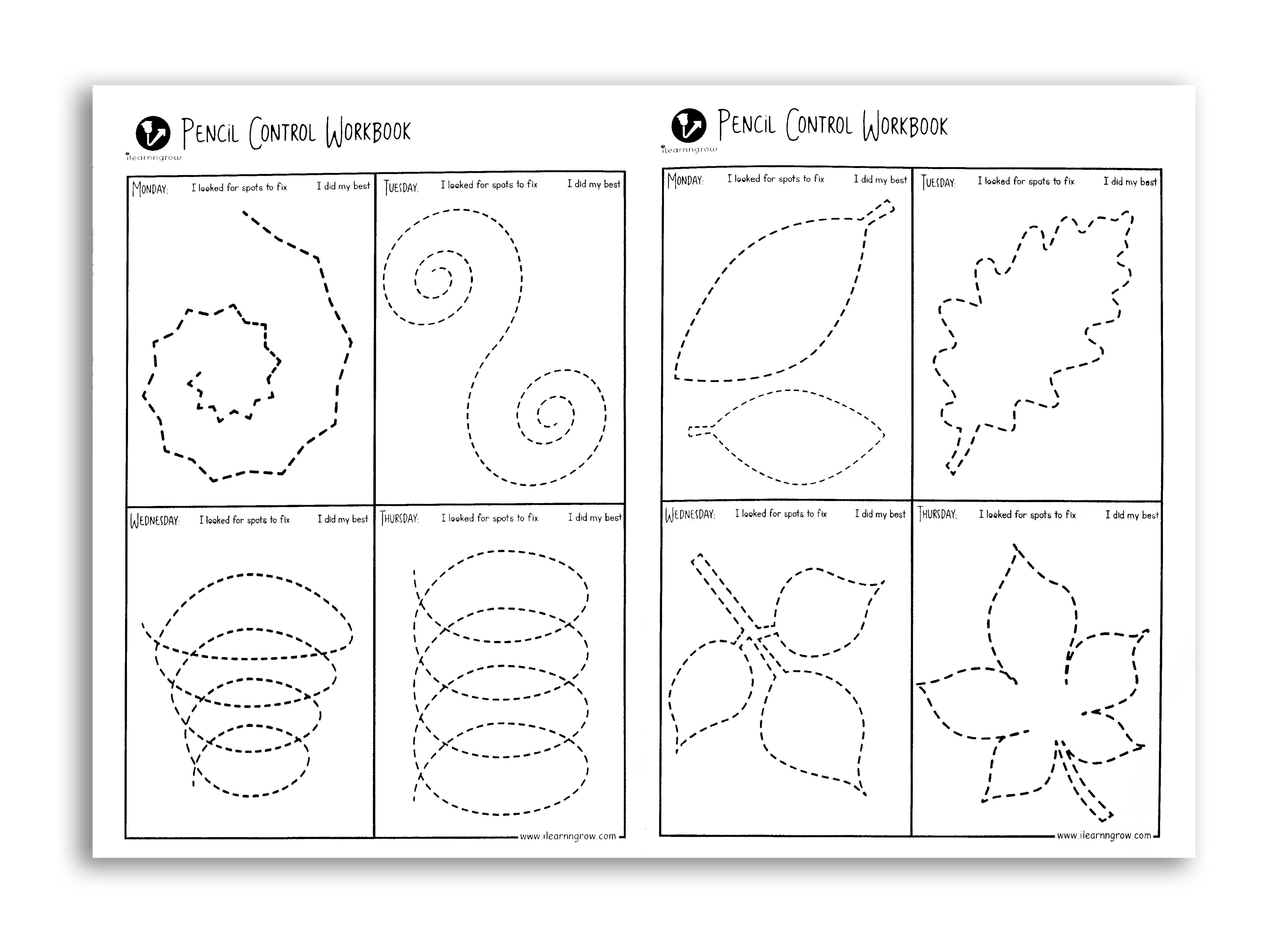 Pencil gripping Workbook - Totdot