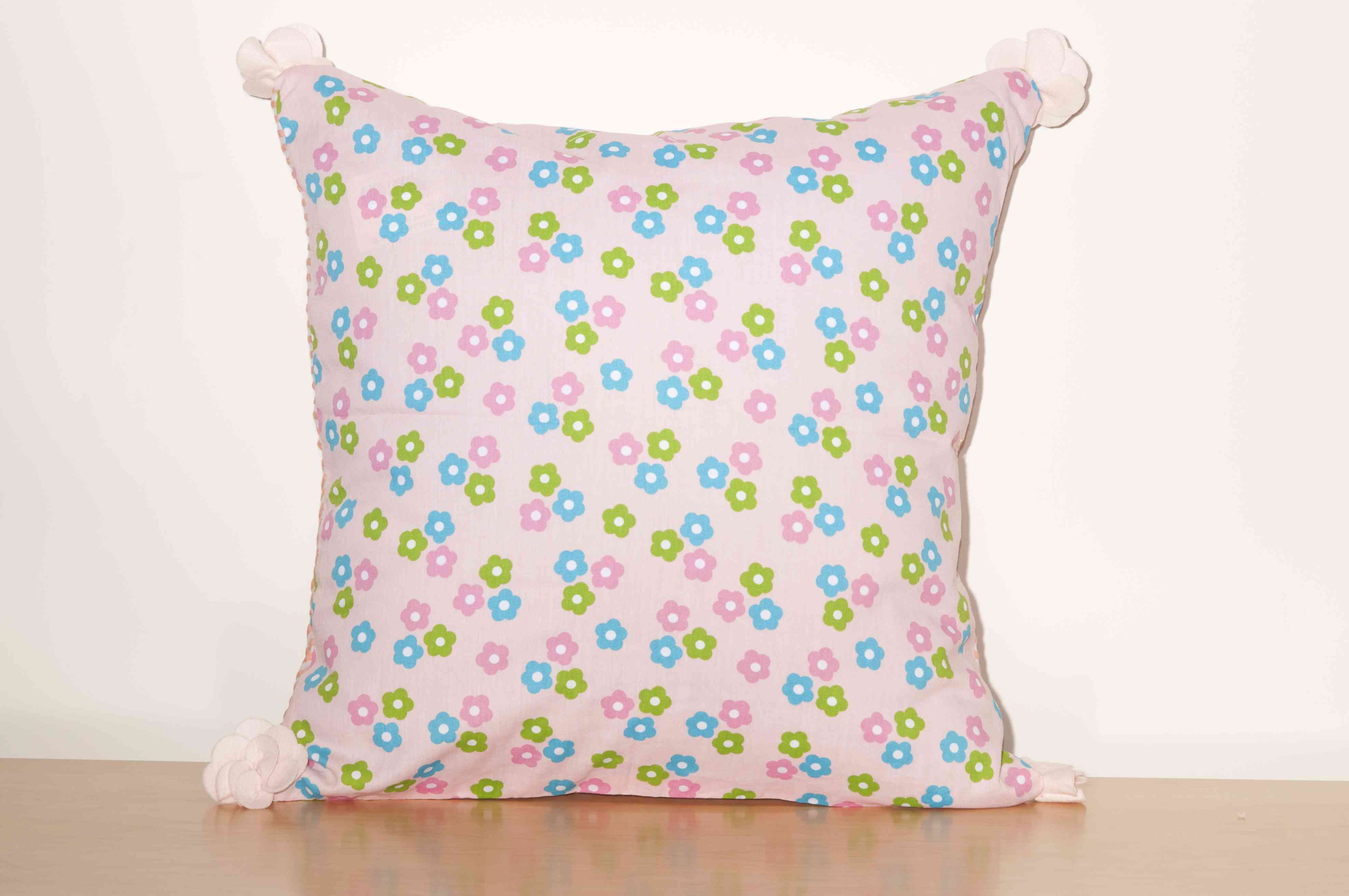 Pink Floral - Cushion Cover