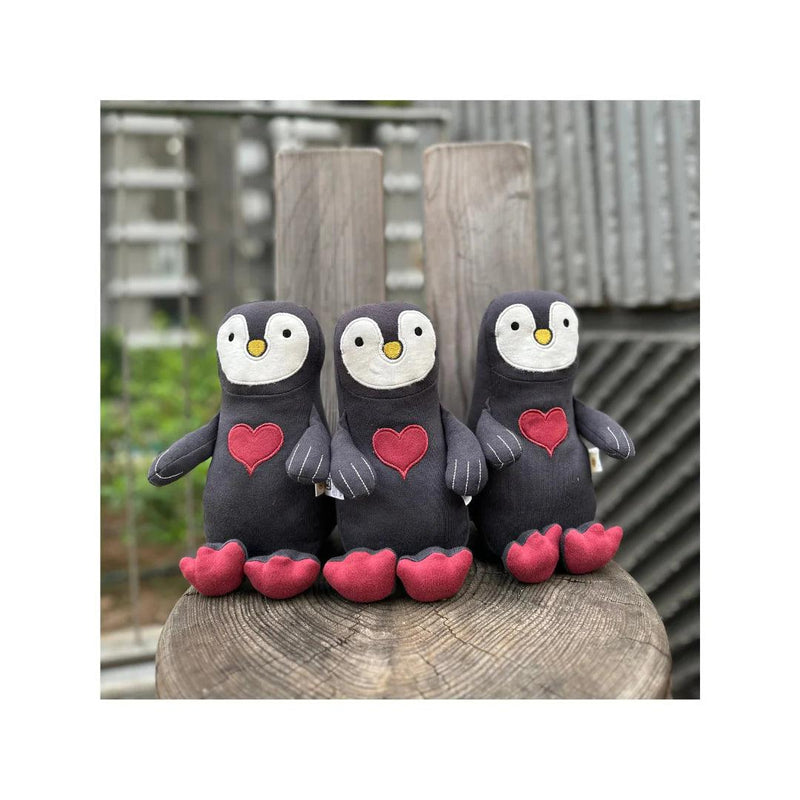 Puddles the Penguin | Organic Cotton Fabric Toy - Totdot