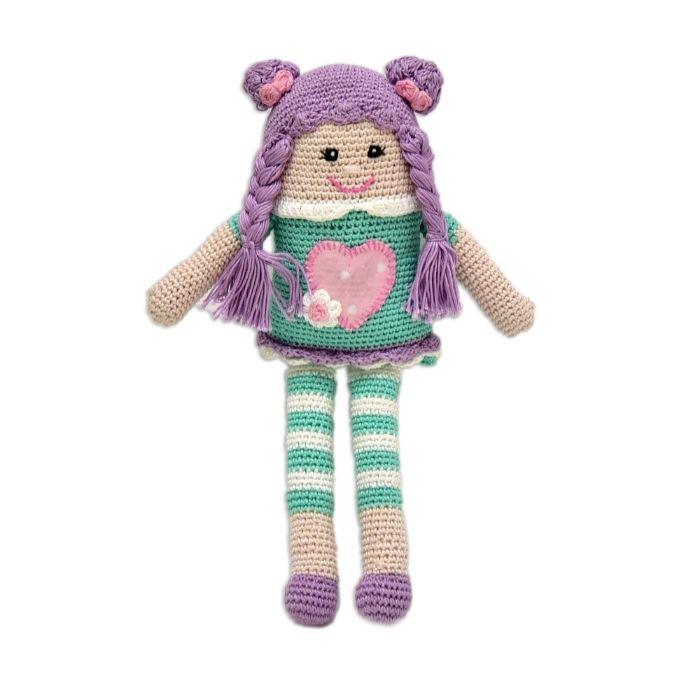 Purple Pie Doll - Handcrafted Amigurumi - Totdot