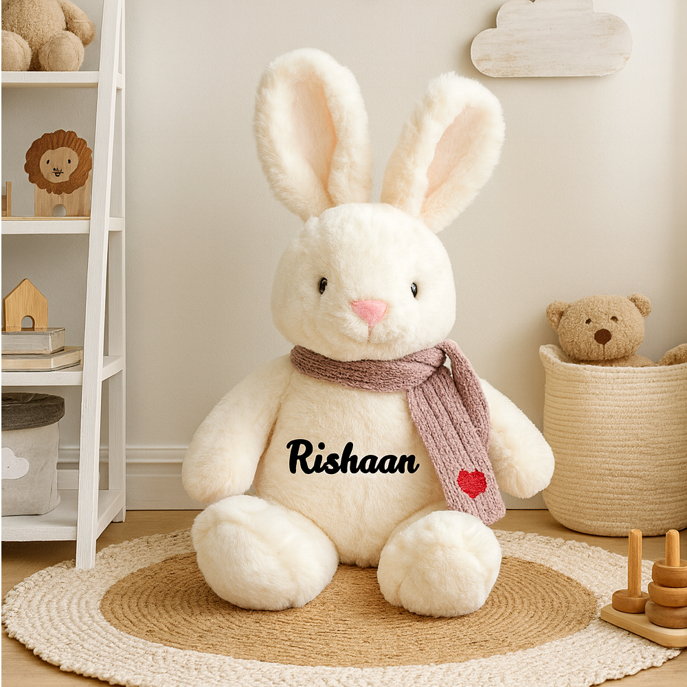 Mocha - SnugScarf Bunny