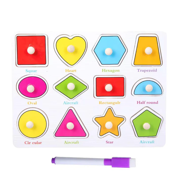 Shapes Knob Puzzle