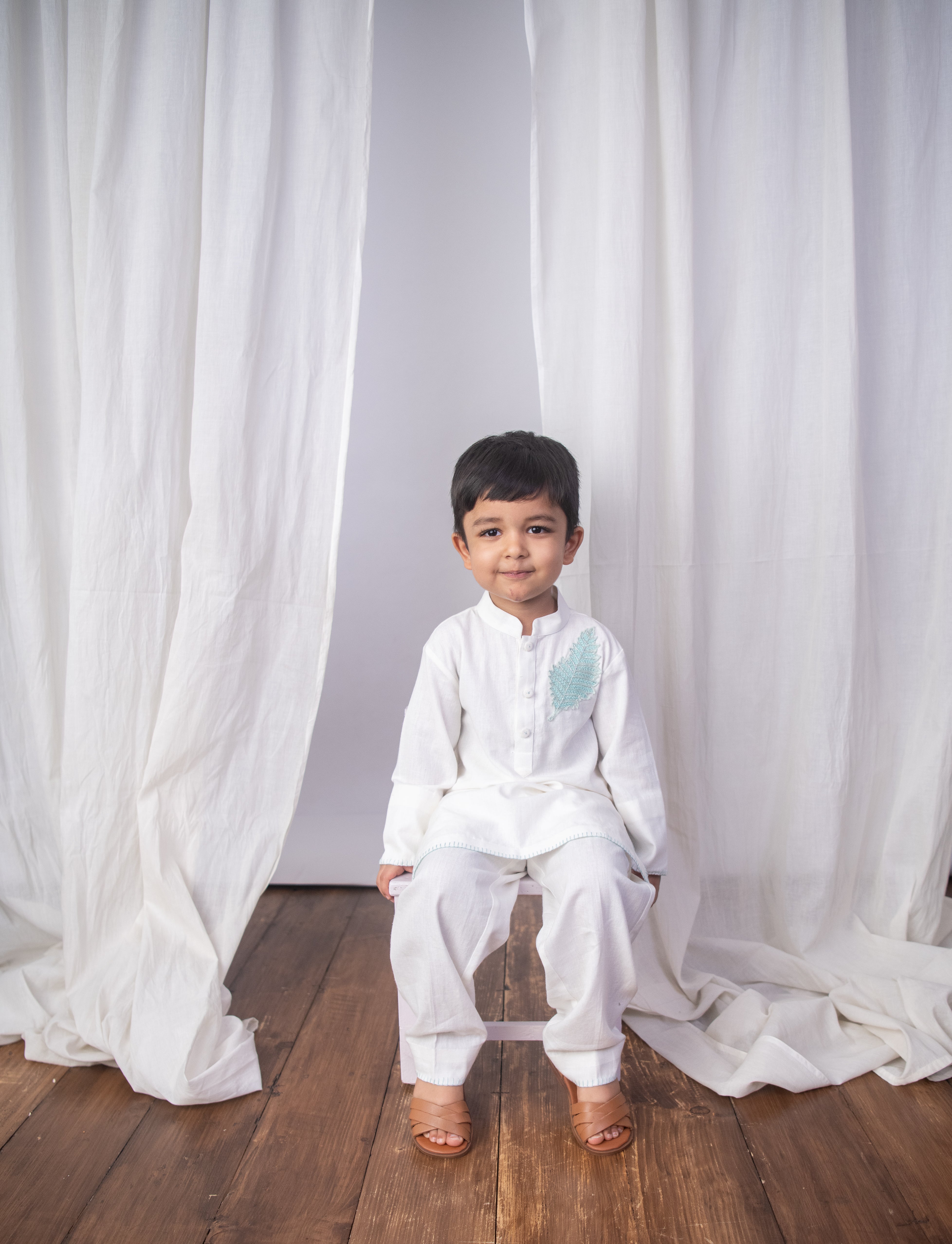 Aqua Leaf Set
