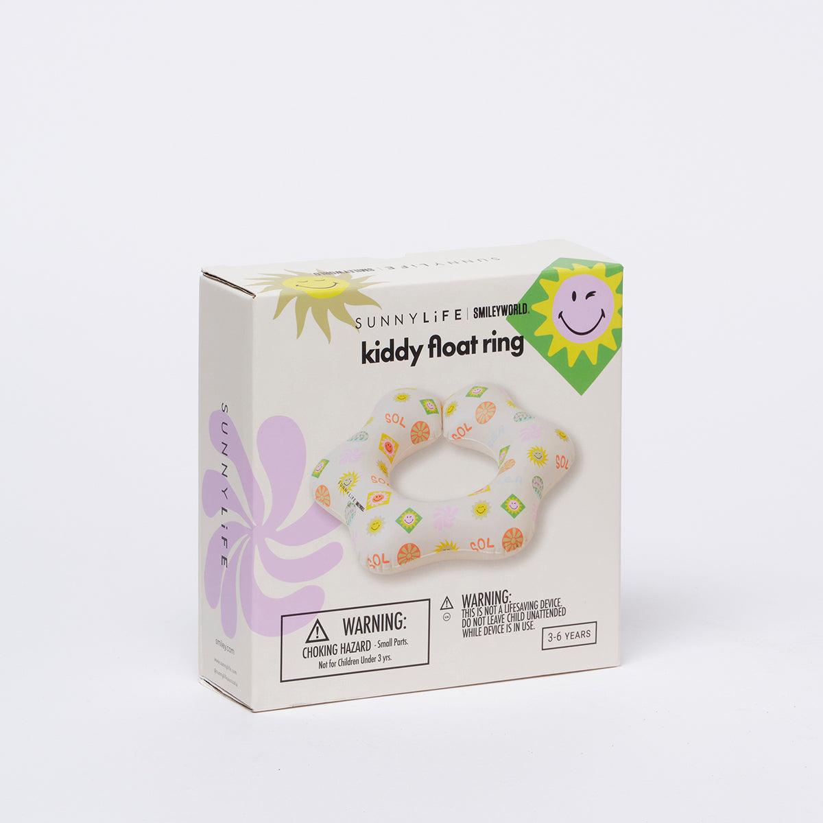 SMILEY World Sol Sea: White Kiddy Float Ring for 3-12 Years - Totdot