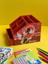 Stationery stand with drawer - Totdot