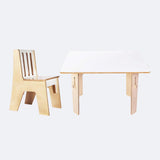 Straight Table and Chair AMBER & ASHER - Totdot
