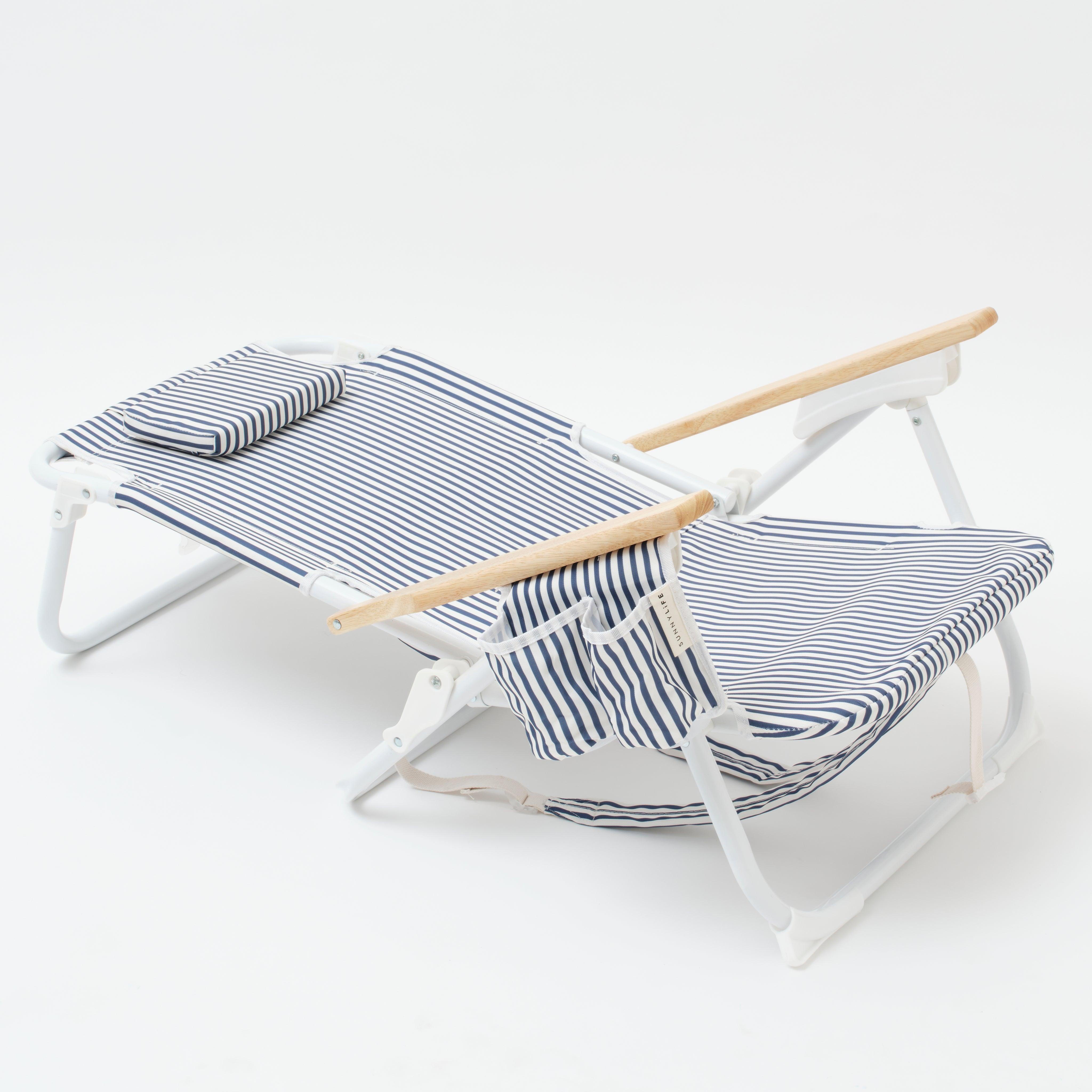 The Resort Luxe Beach Chair Coastal Blue - Totdot