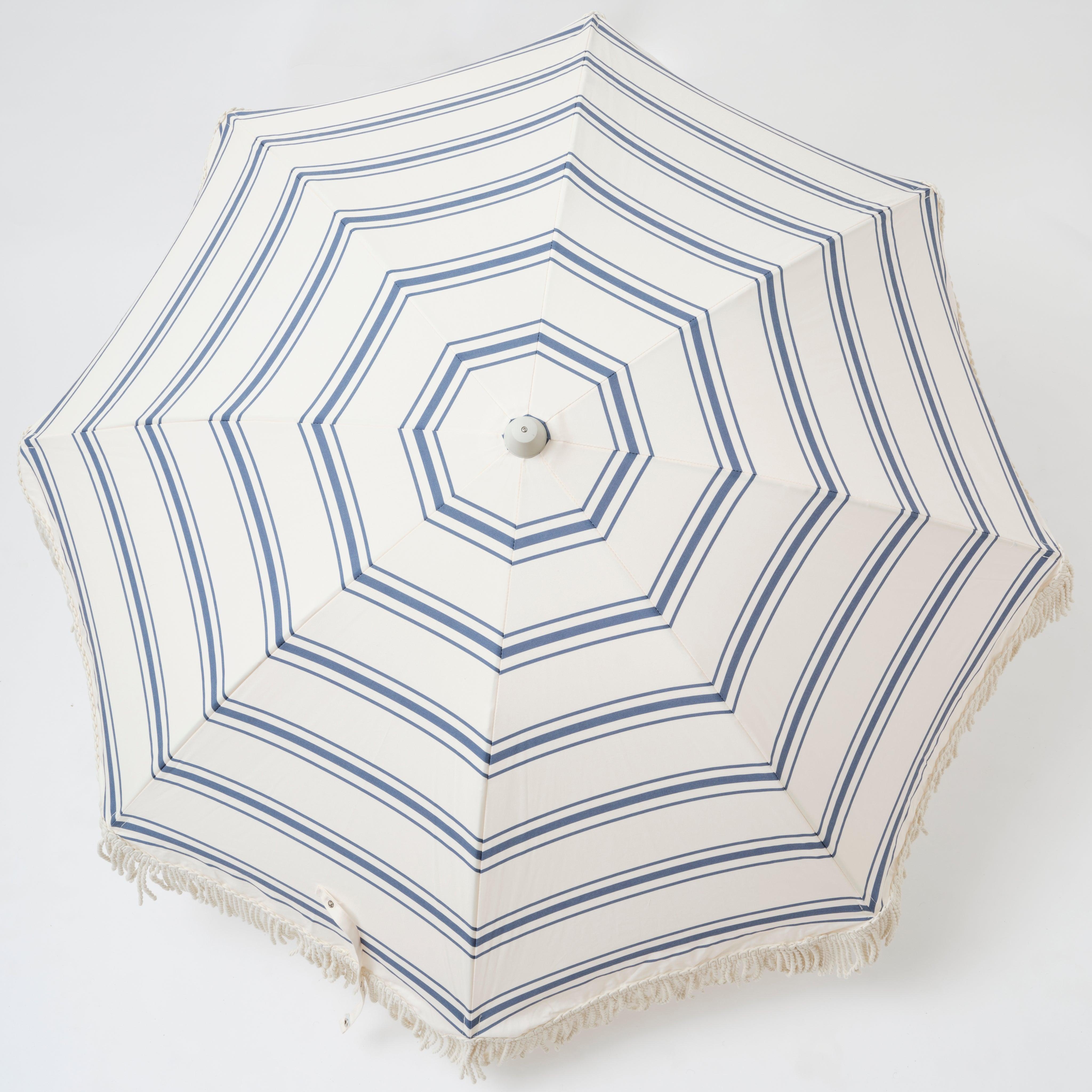 The Resort Luxe Beach Umbrella Coastal Blue - Totdot