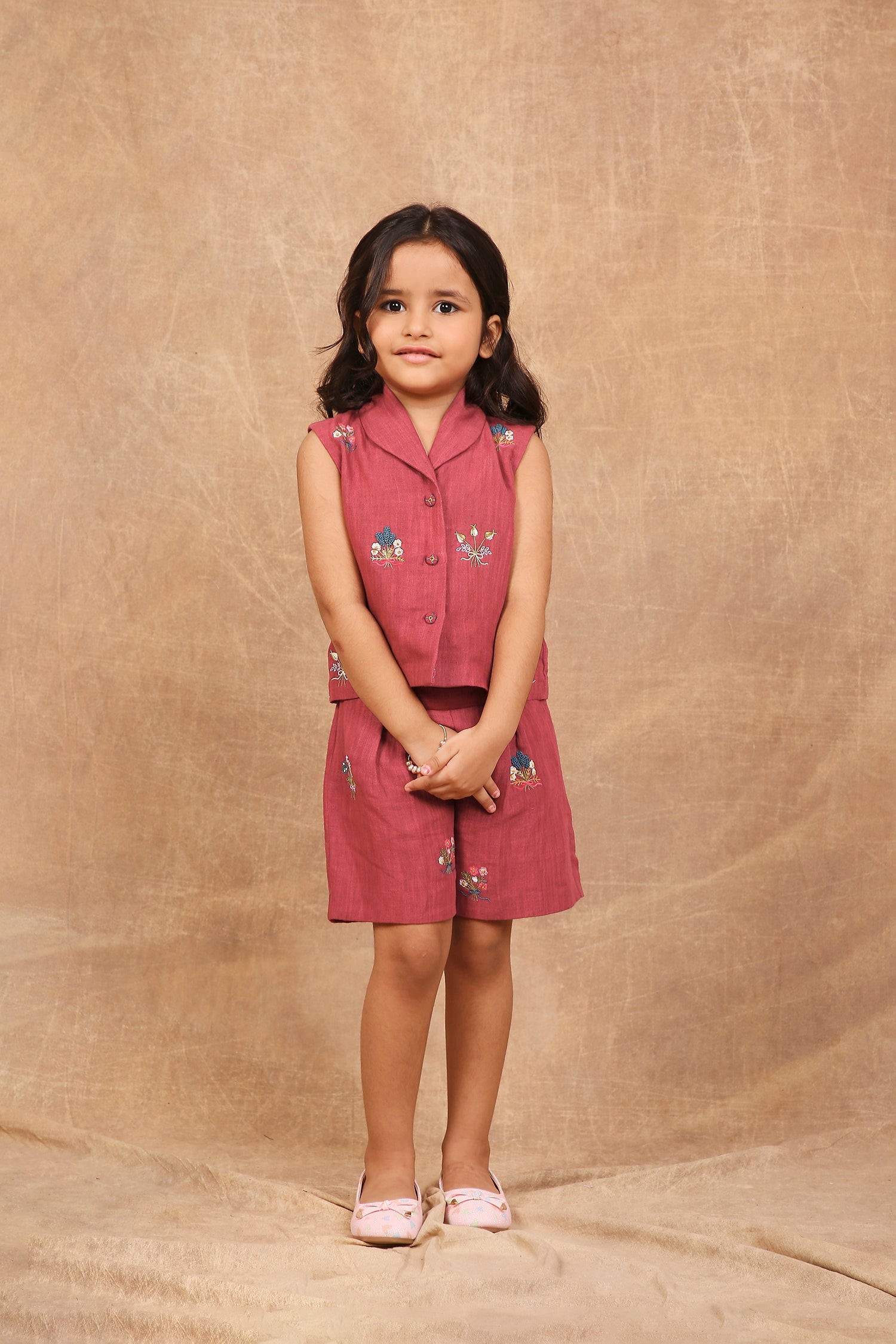 Bouquet of rubies kids co-ord set - Totdot