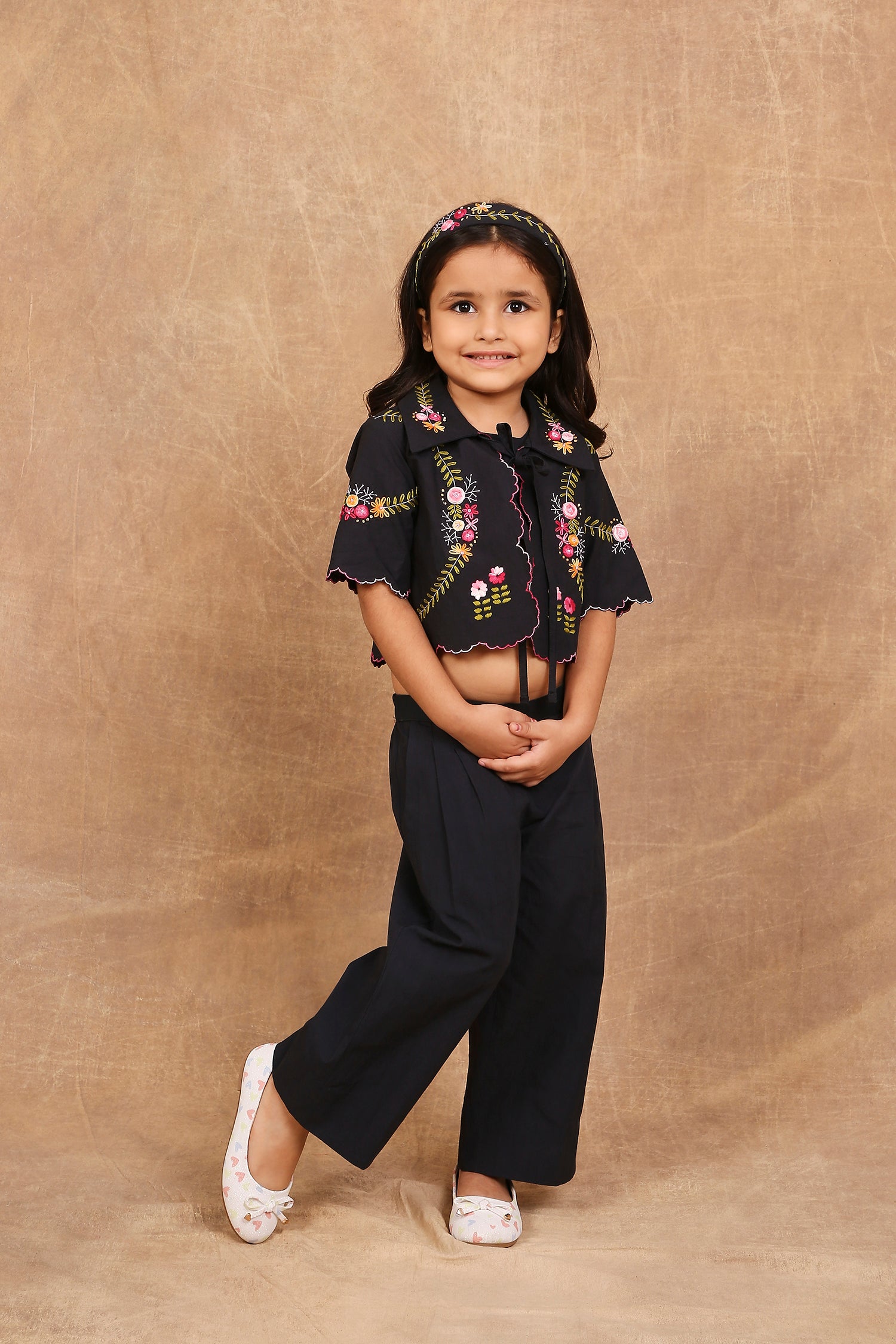 Rose aztec kids co ord set - Totdot