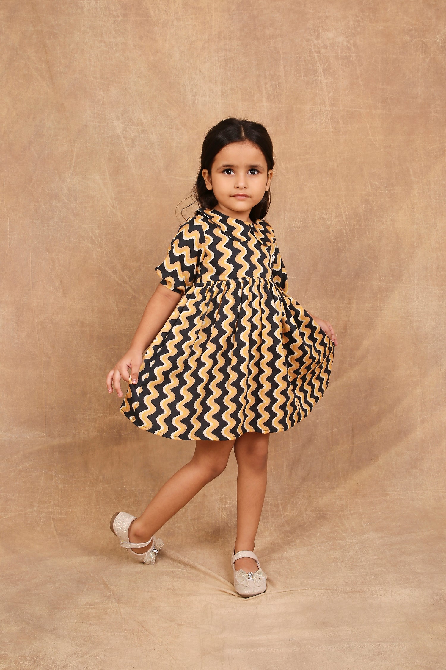 Sunshine swril dress - Totdot