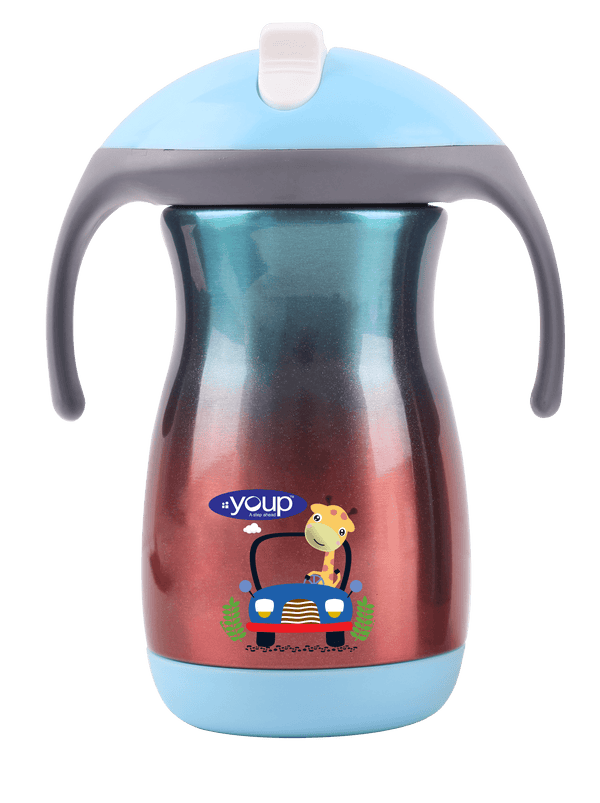 Thermosteel insulated kids sipper bottle with handle FRANC - 350 ml - Totdot