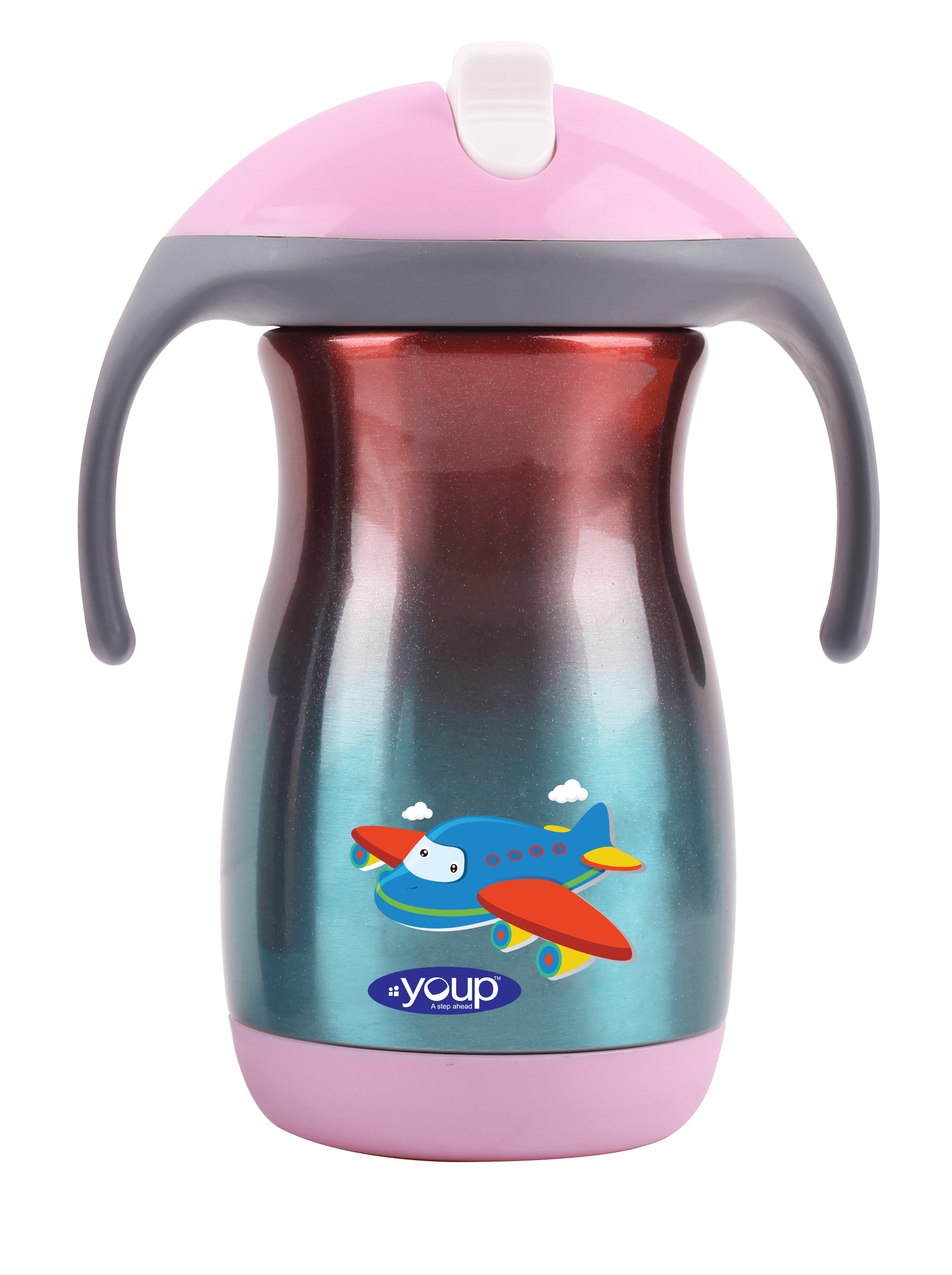 Thermosteel insulated kids sipper bottle with handle FRANC - 350 ml - Totdot