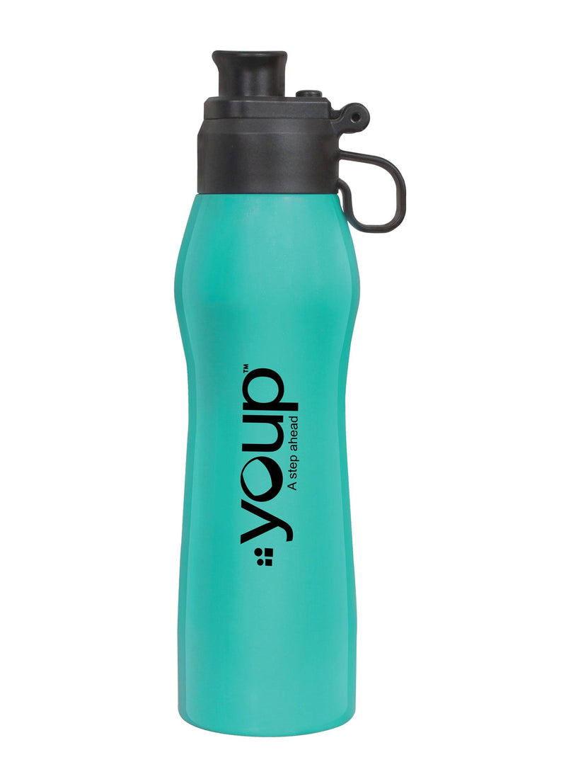 Thermosteel insulated teal color water bottle MAISY - 600 ml - Totdot