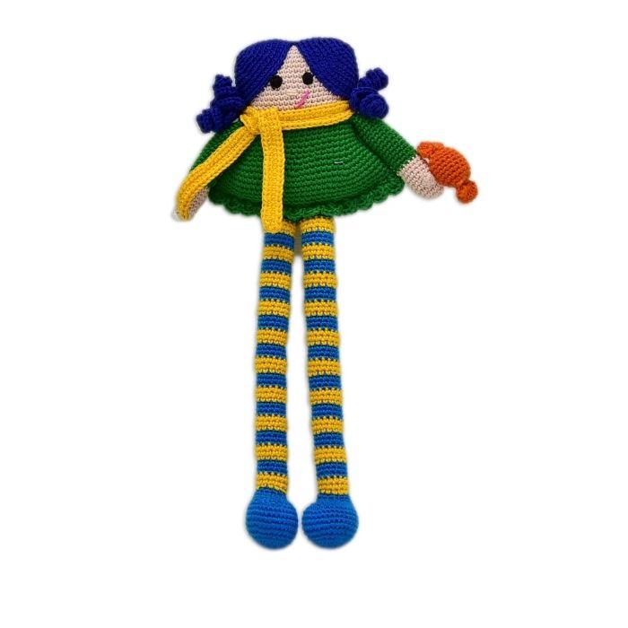 Tiny Toe Doll - Handcrafted Amigurumi - Totdot