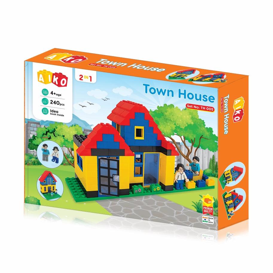 Aiko Town House building block set for kids, promoting creative play and STEM learning