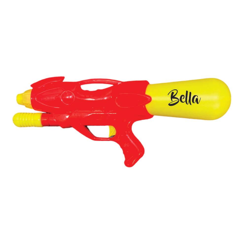 Personalised Holi Pichkari - Rangbaaz Blaster (Red- Yellow) (High Pressure Gun)