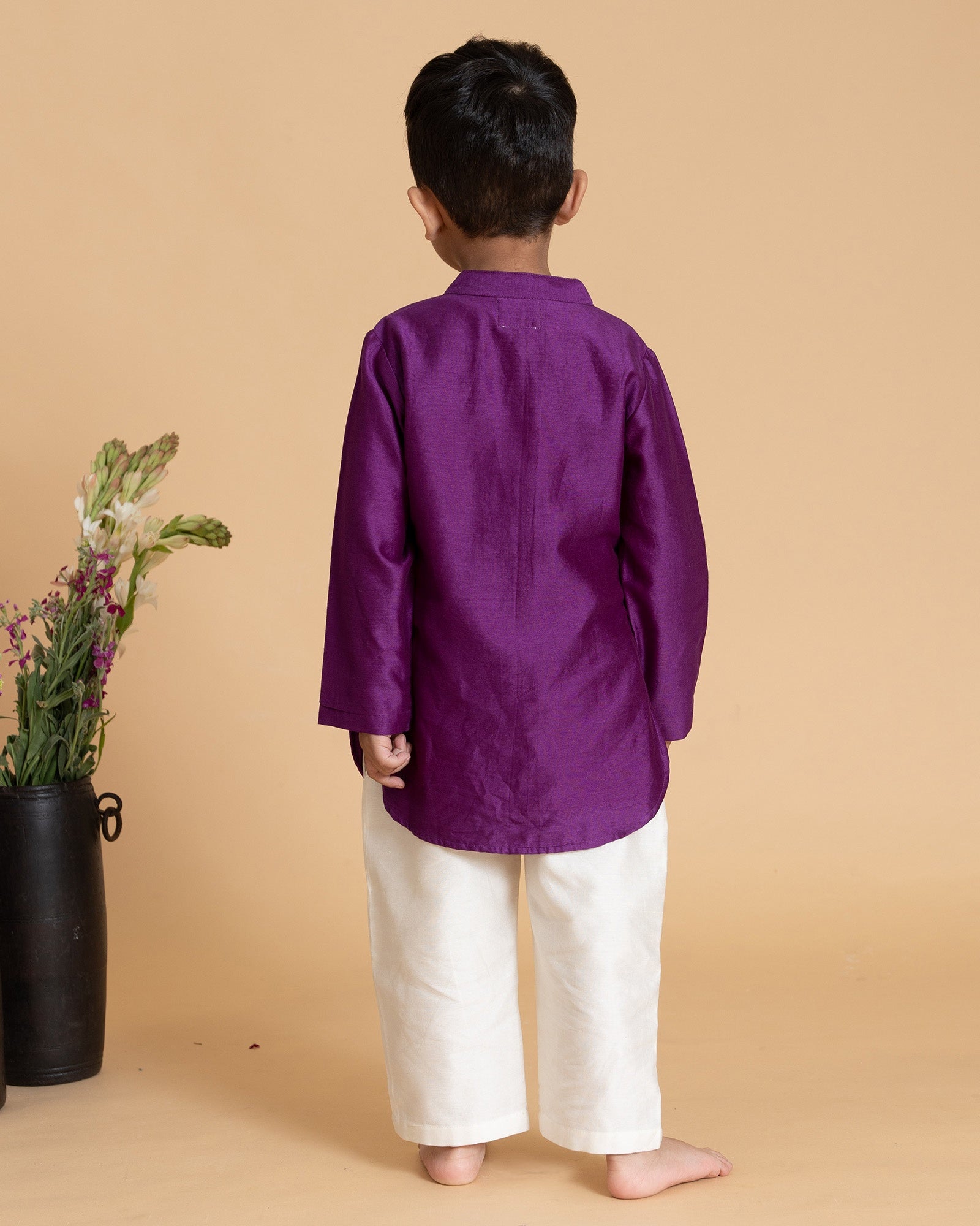 PHULWARI JAPANESE VIOLET KURTA PYJAMA