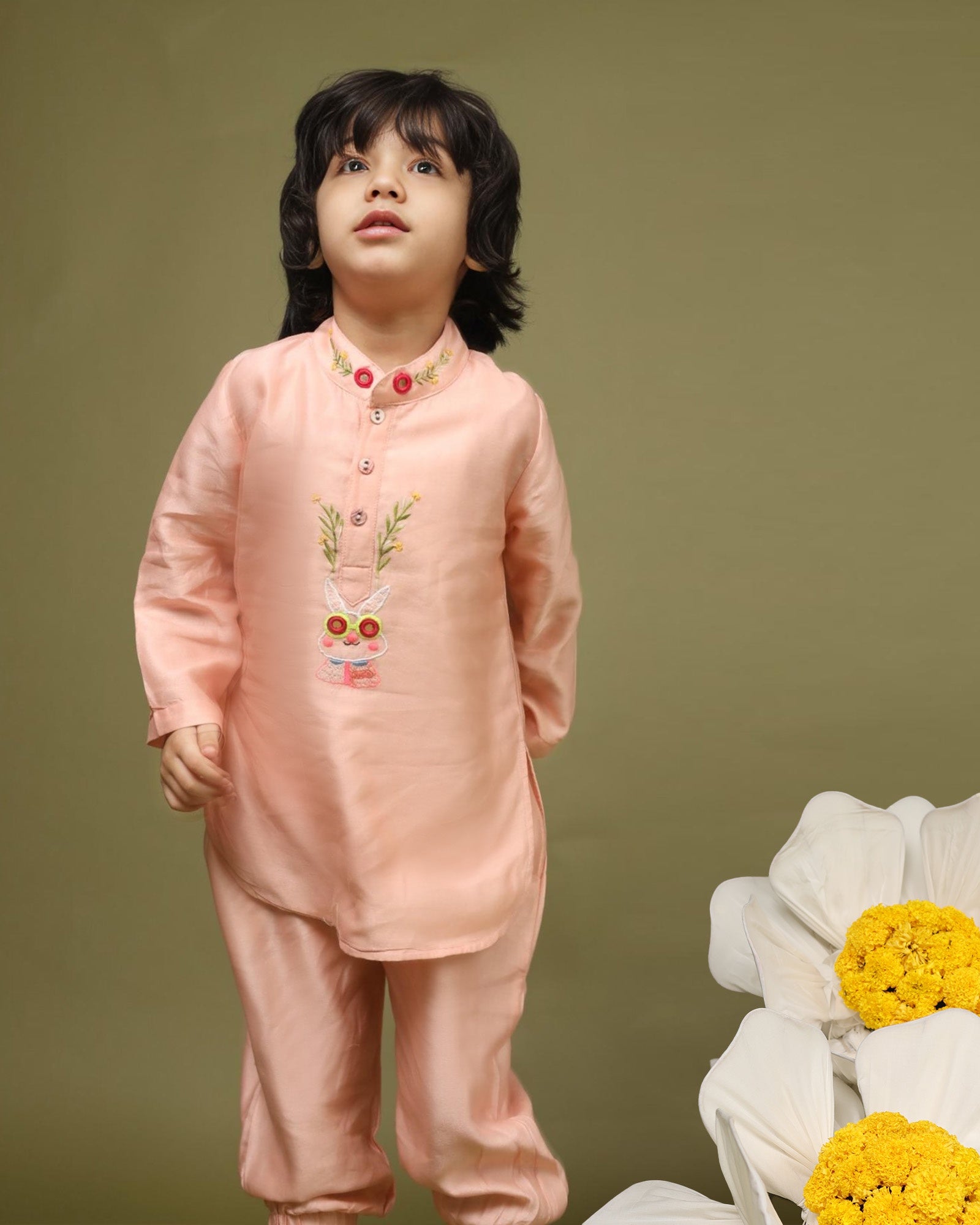 BUNNY BLUSH KURTA SET