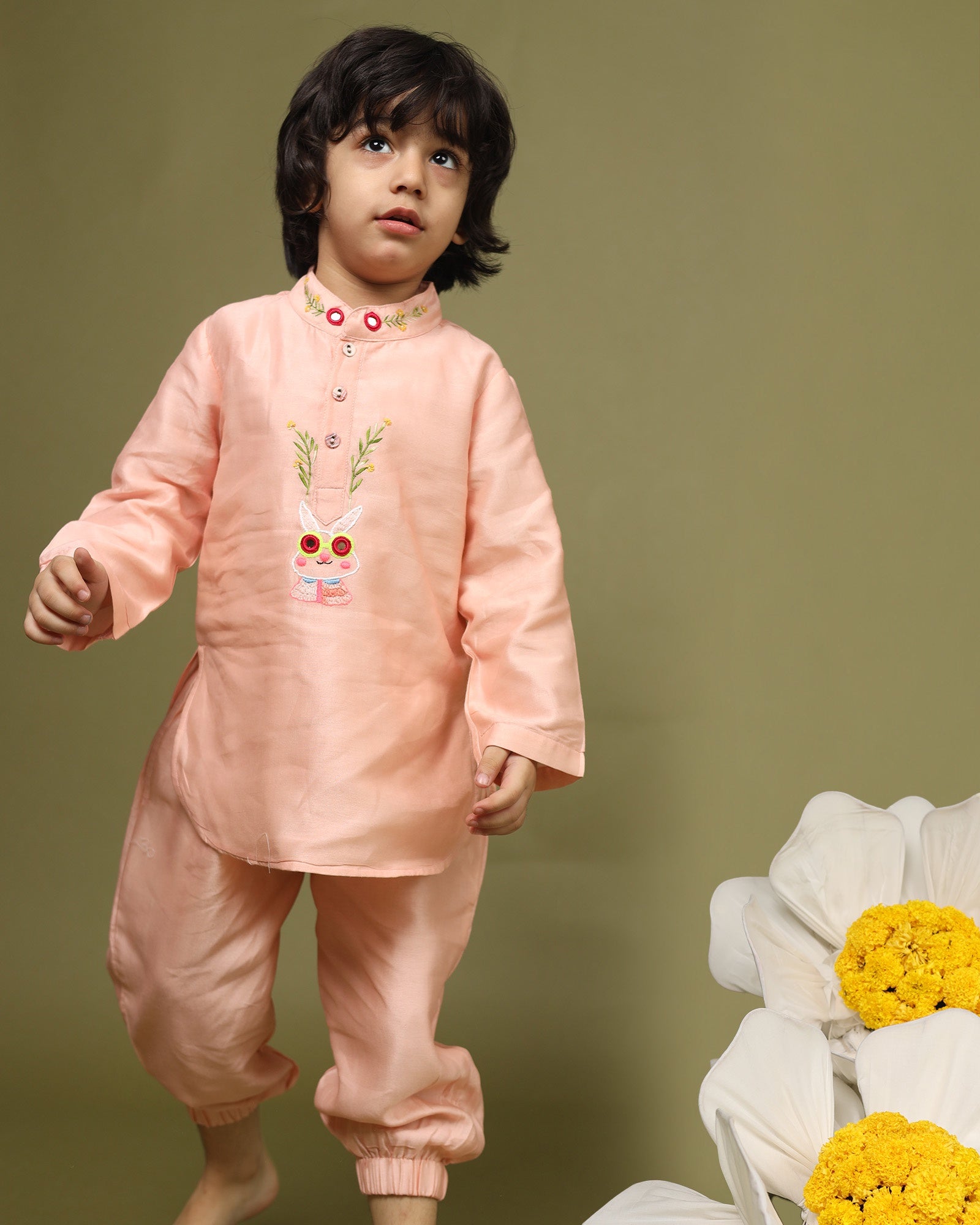 BUNNY BLUSH KURTA SET