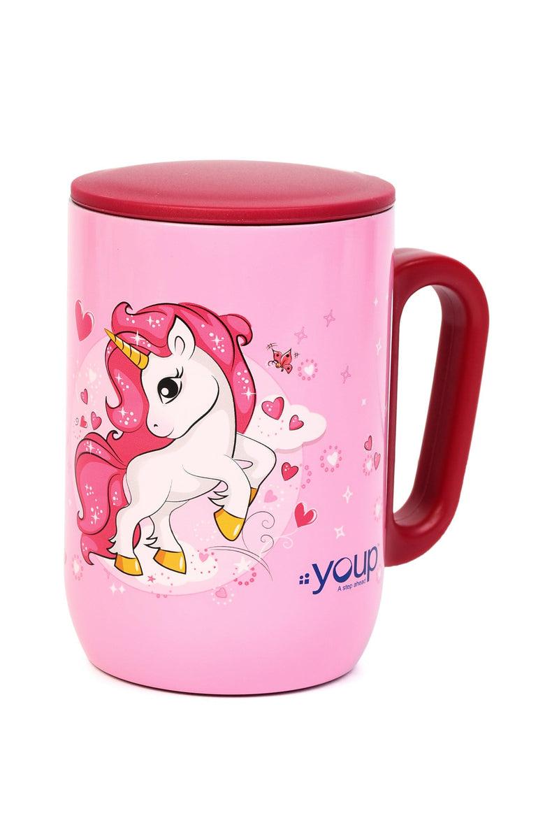 Unicorn Different is Beautiful Kids Insulated Mug with Cap SORSO-UCM - 320 ml - Totdot