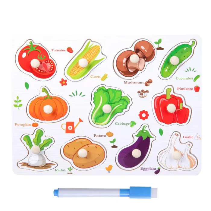 Vegetable Knob Puzzle