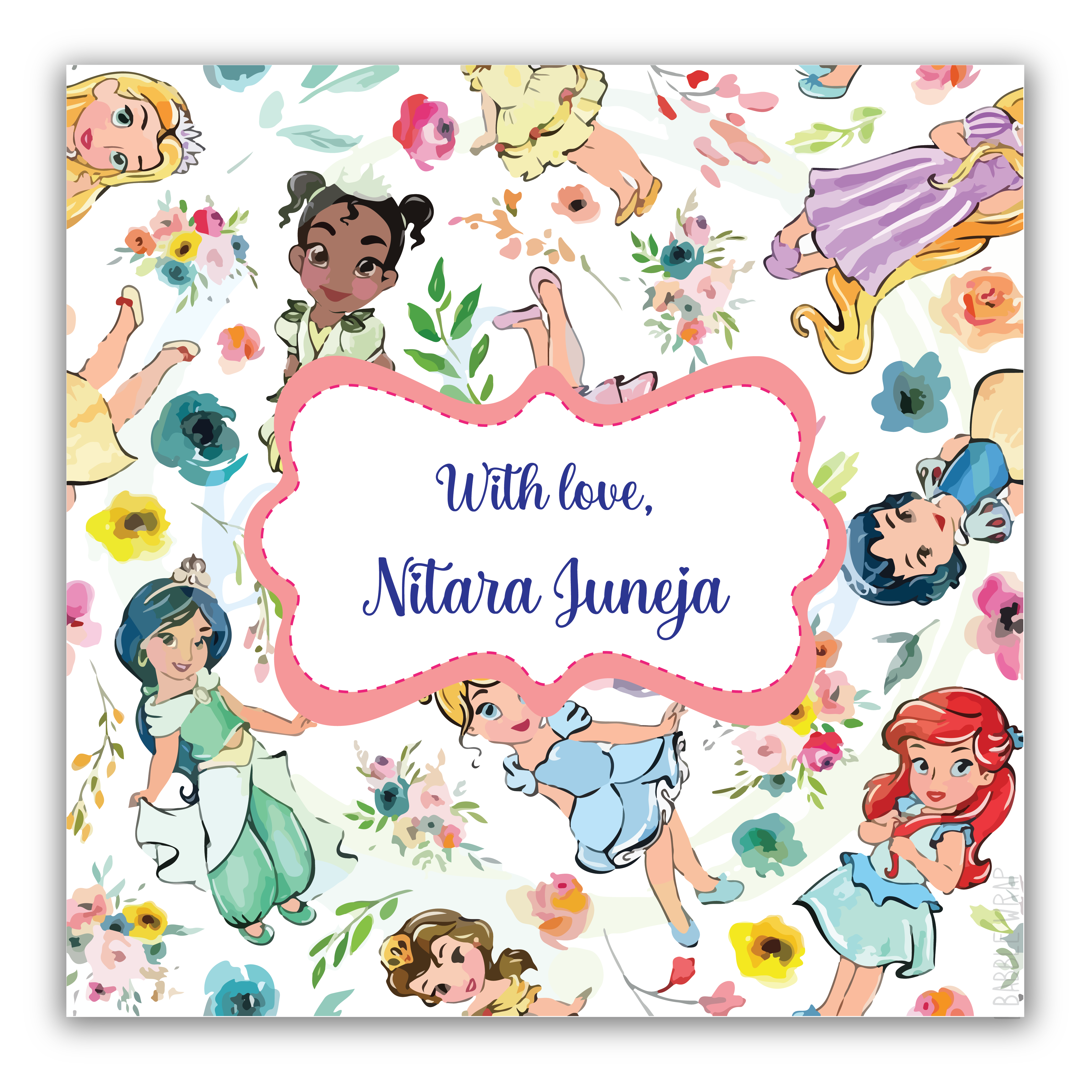 Gift Tag - Dazzling Princess (Set of 24)