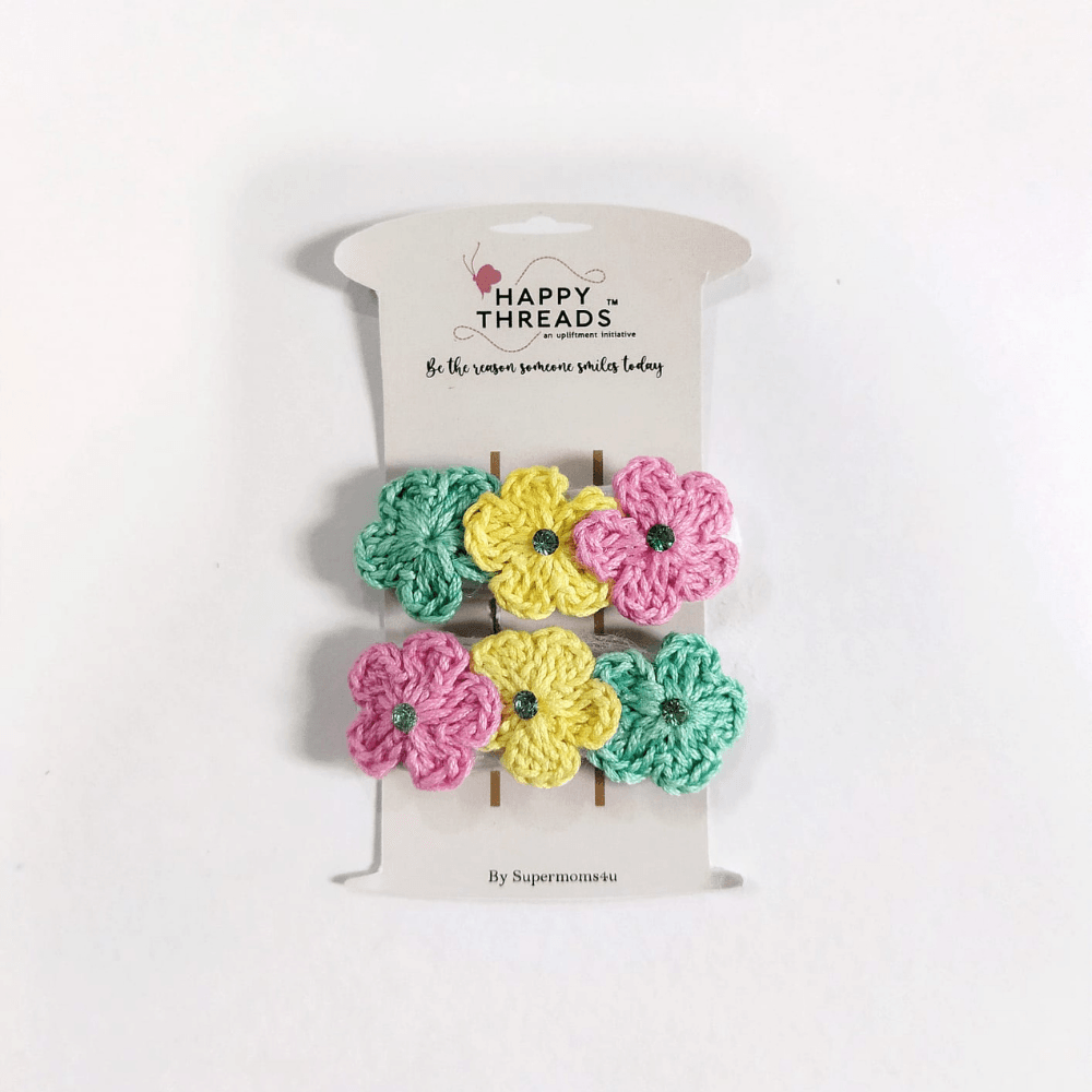 White With Pink Flower - Totdot