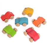 Wild Track - Cars set of 6 Wooden Toy for 1 to 7 Years Toddlers, Boys & Girls - Totdot