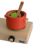 Wooden Gas Stove and Cooking Set (10 Pcs) - Totdot