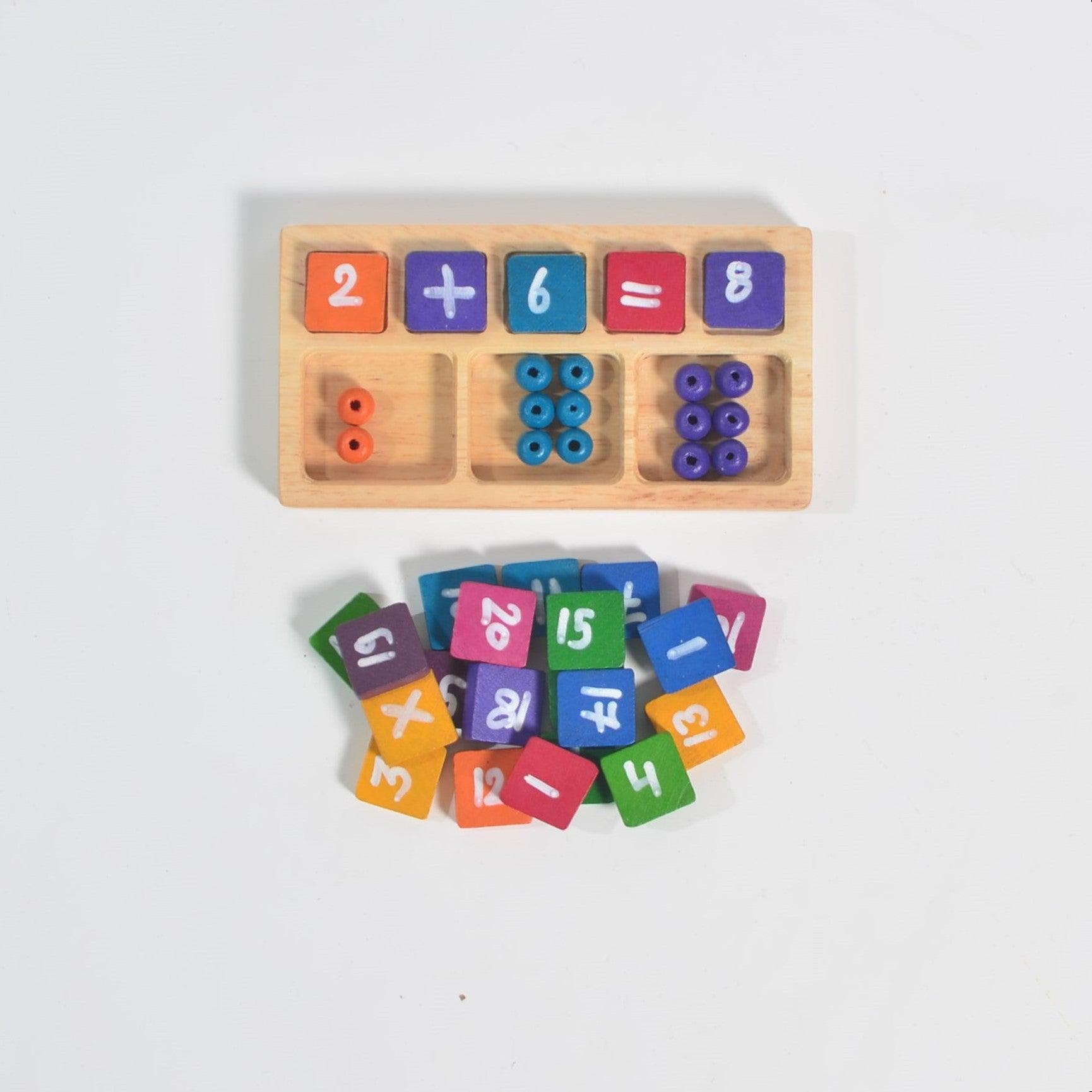 Wooden Math Board - Totdot