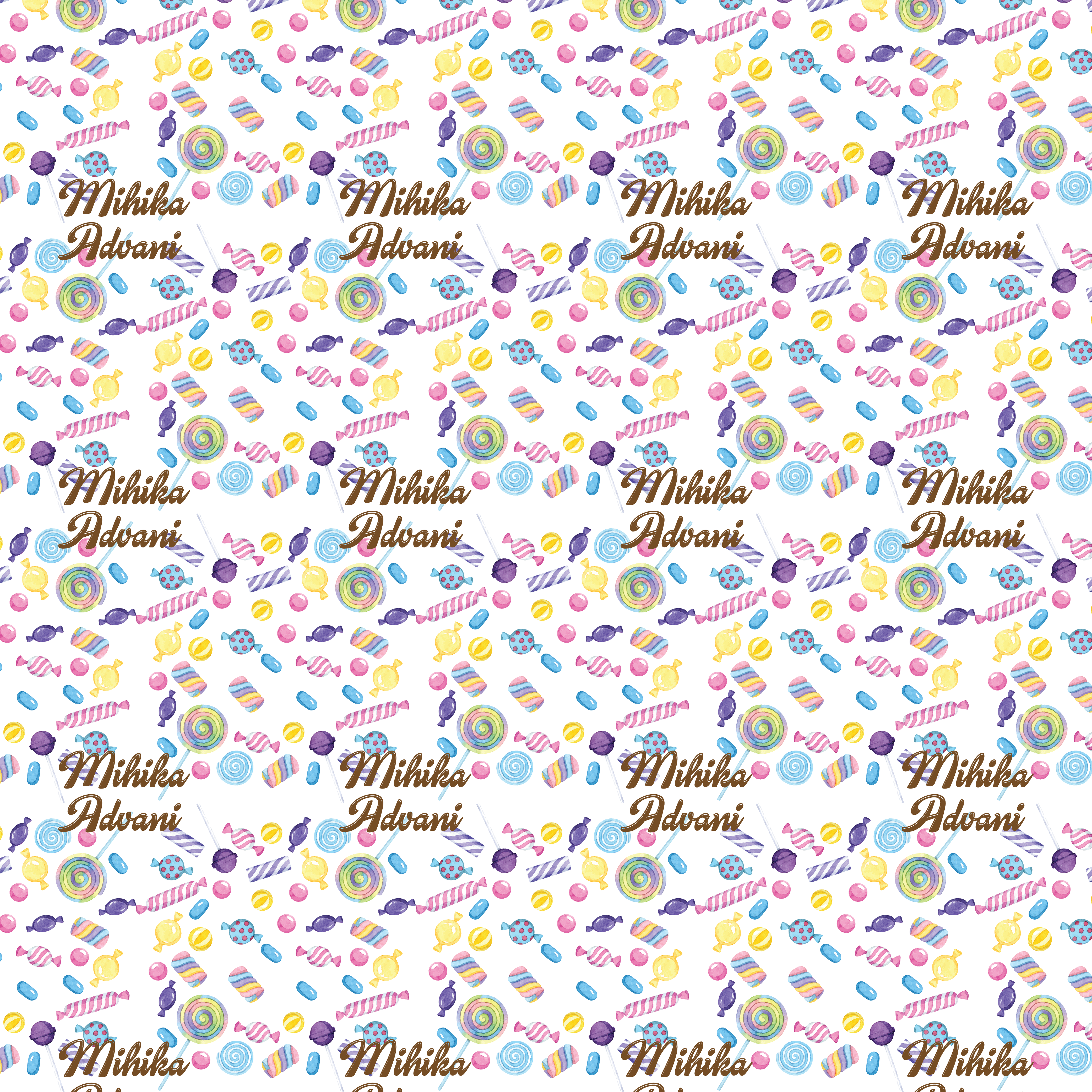 Gift Wrapping Paper  -  Sweet Treat