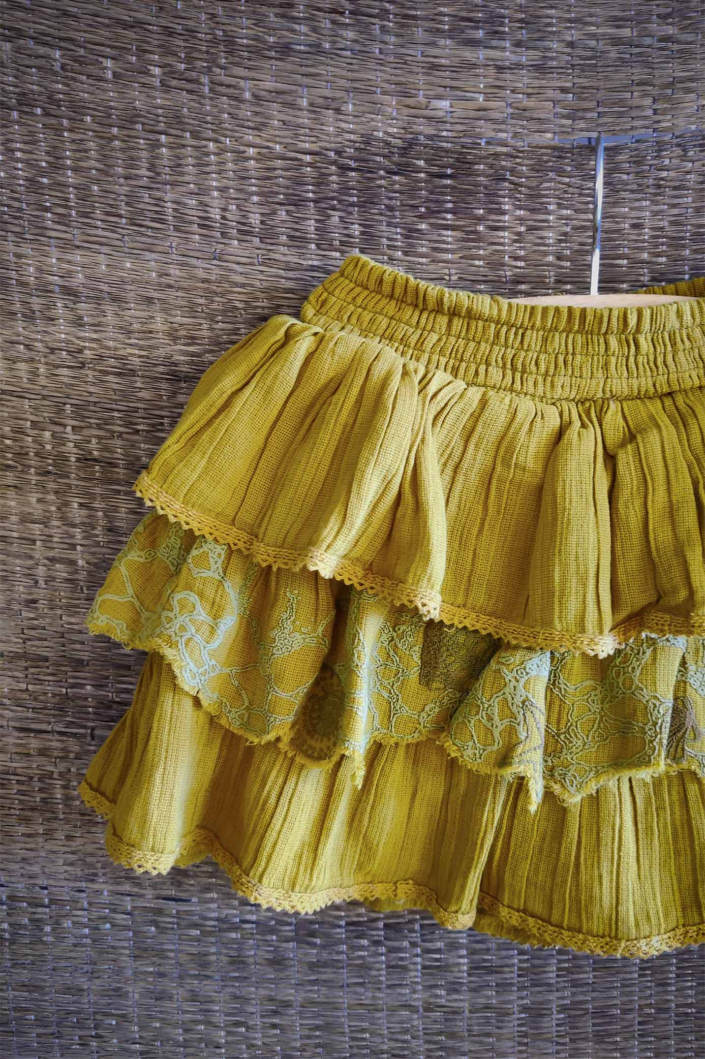 Flutter Skort | Yellow - Totdot