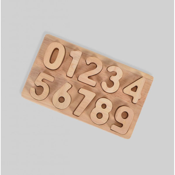 0-9 Wooden Number Puzzle, Learning Numbers, Home Schooling Toy - Totdot